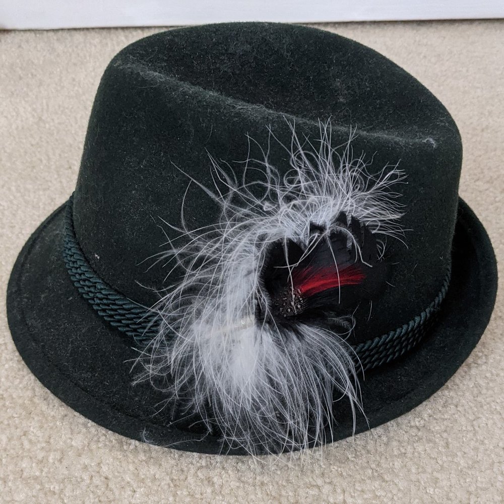 German green traditional hat